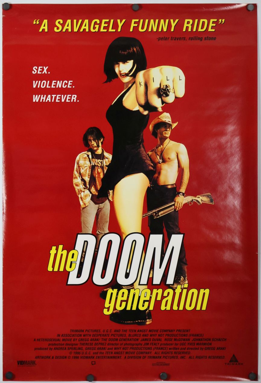The Doom Generation (1995) original theatrical movie poster - Video
