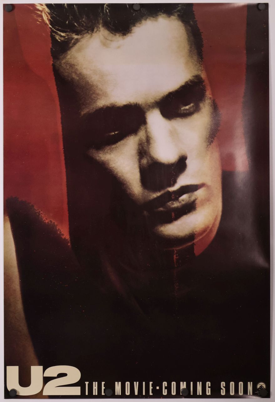 U2: Rattle and Hum (1988) original theatrical movie poster - Advance Style D