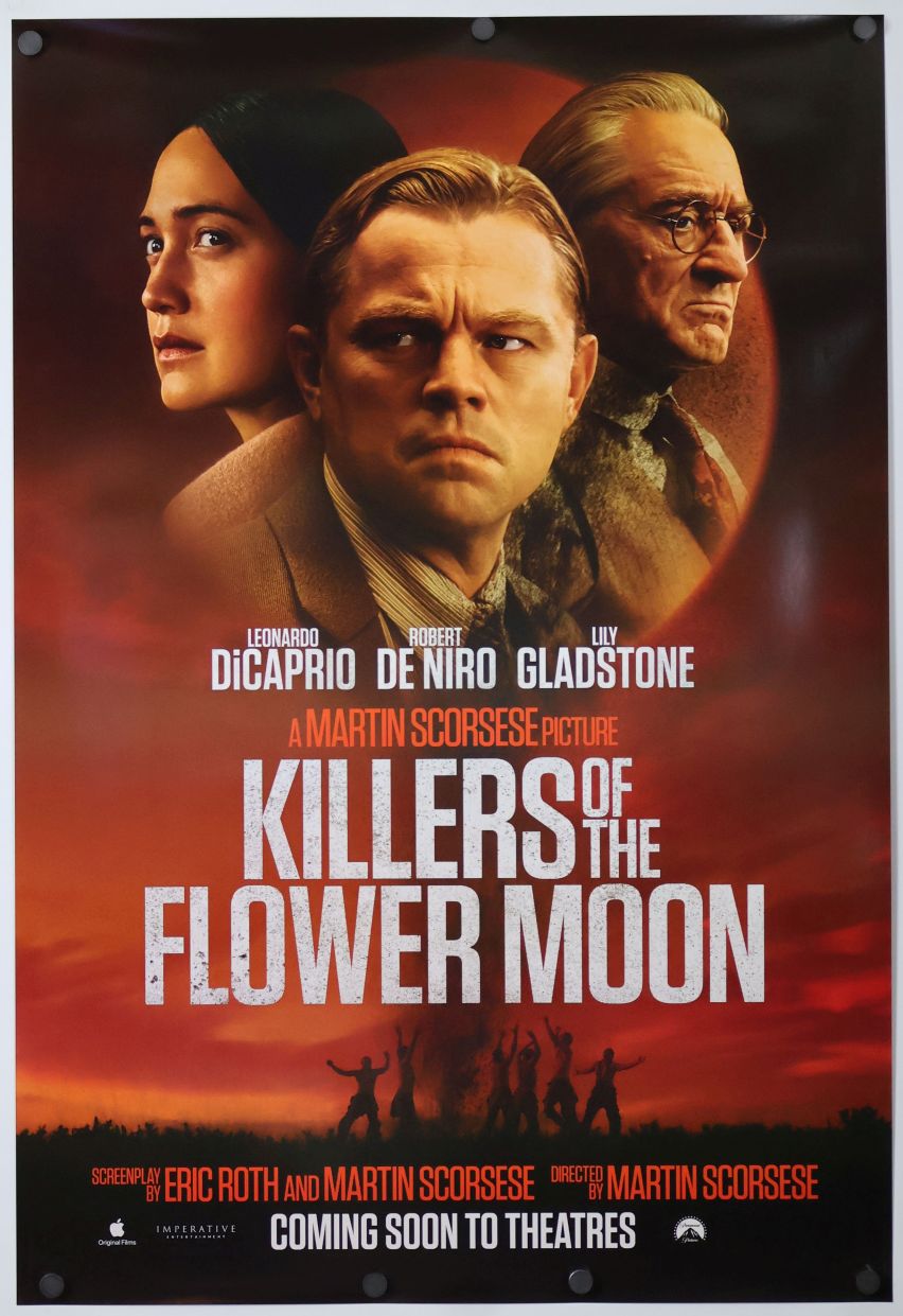 Killers of the Flower Moon (2023) original theatrical movie poster - International