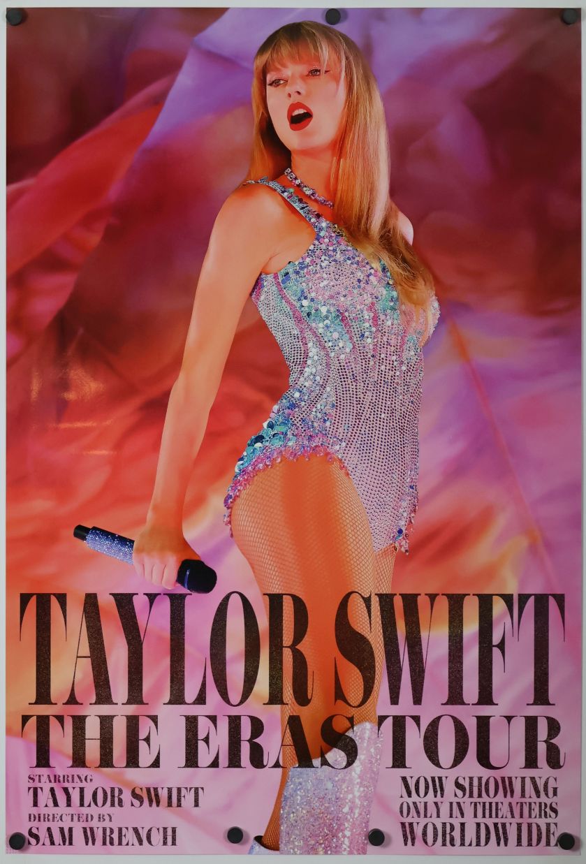Taylor Swift: The Eras Tour (2023) original theatrical movie poster - International