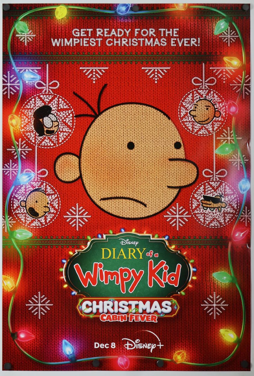 Diary of a Wimpy Kid Christmas: Cabin Fever (2023) original theatrical movie poster - Final