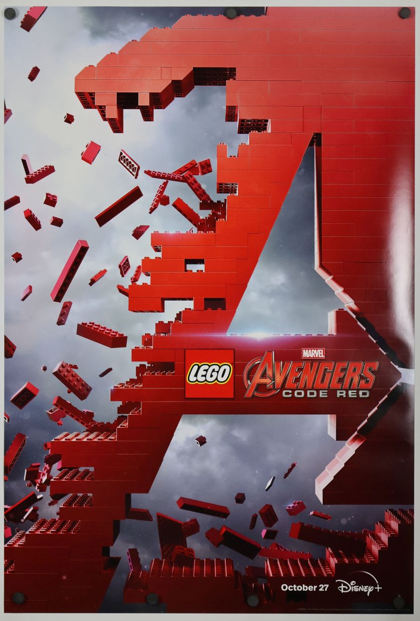 Lego Marvel Avengers: Code Red (2023) original theatrical movie poster - Advance