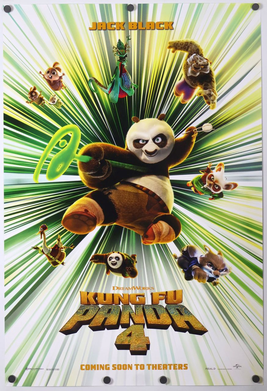 Kung Fu Panda 4 (2024) original theatrical movie poster - Advance