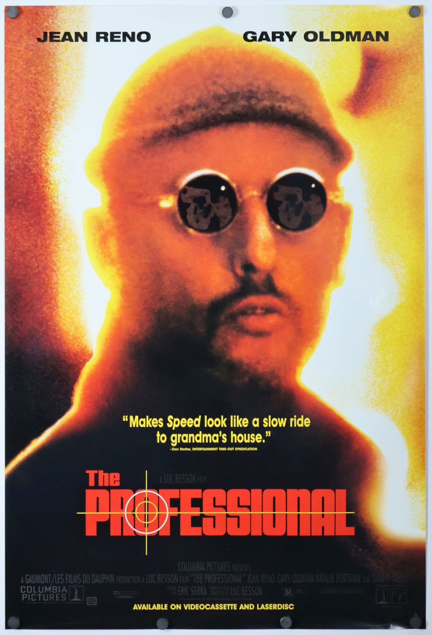 Léon: The Professional (1994) original theatrical movie poster - Video