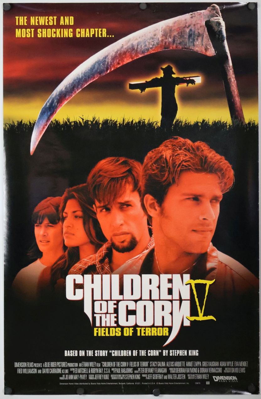 Children of the Corn V: Fields of Terror (1998) original theatrical movie poster - Video