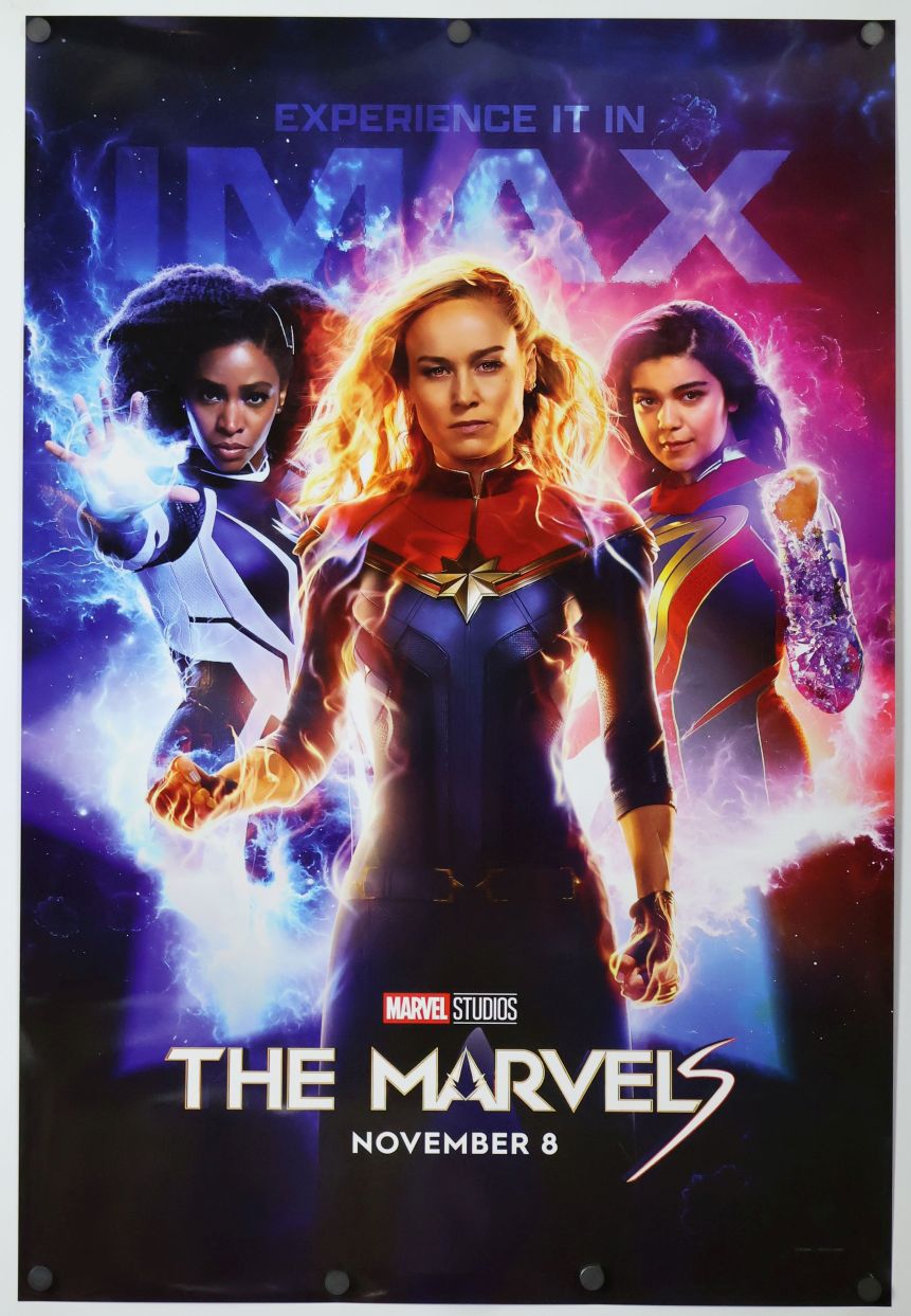 Captain Marvel II (2023) original theatrical movie poster - International IMAX