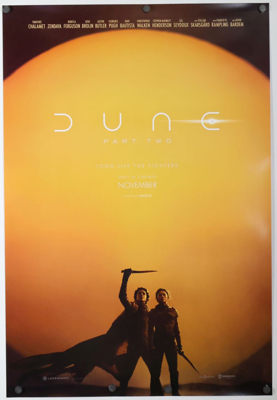 Dune: Part Two (2024) original theatrical movie poster - International Advance