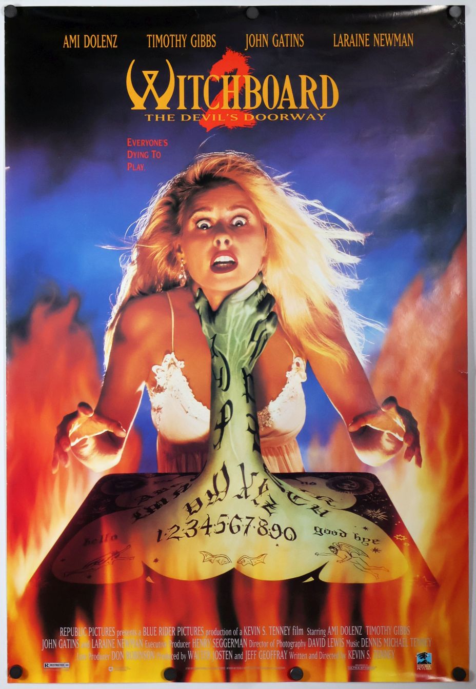 Witchboard 2 (1993) original theatrical movie poster - Video