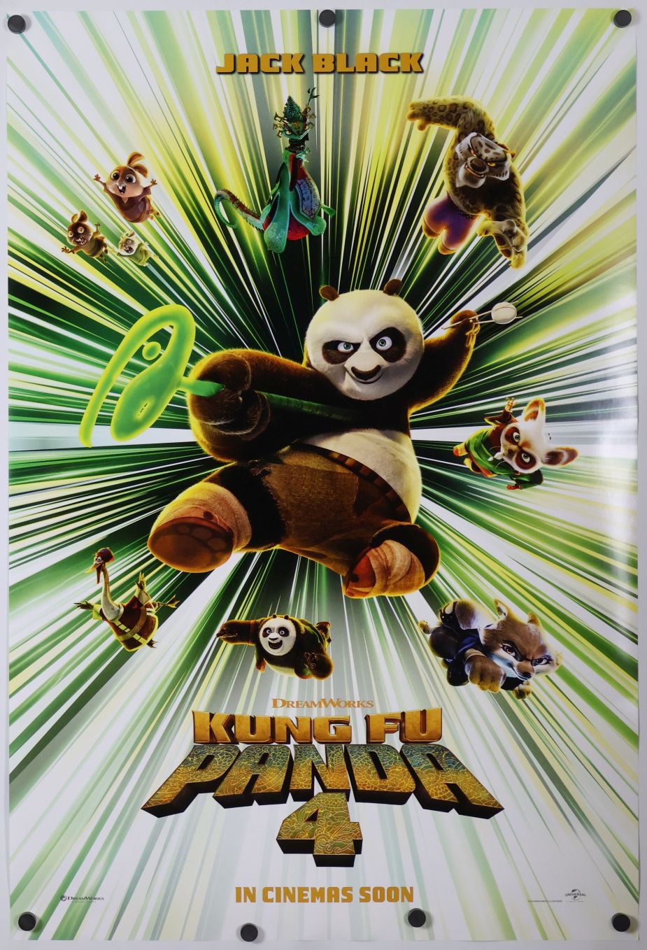 Kung Fu Panda 4 (2024) original theatrical movie poster - International Advance