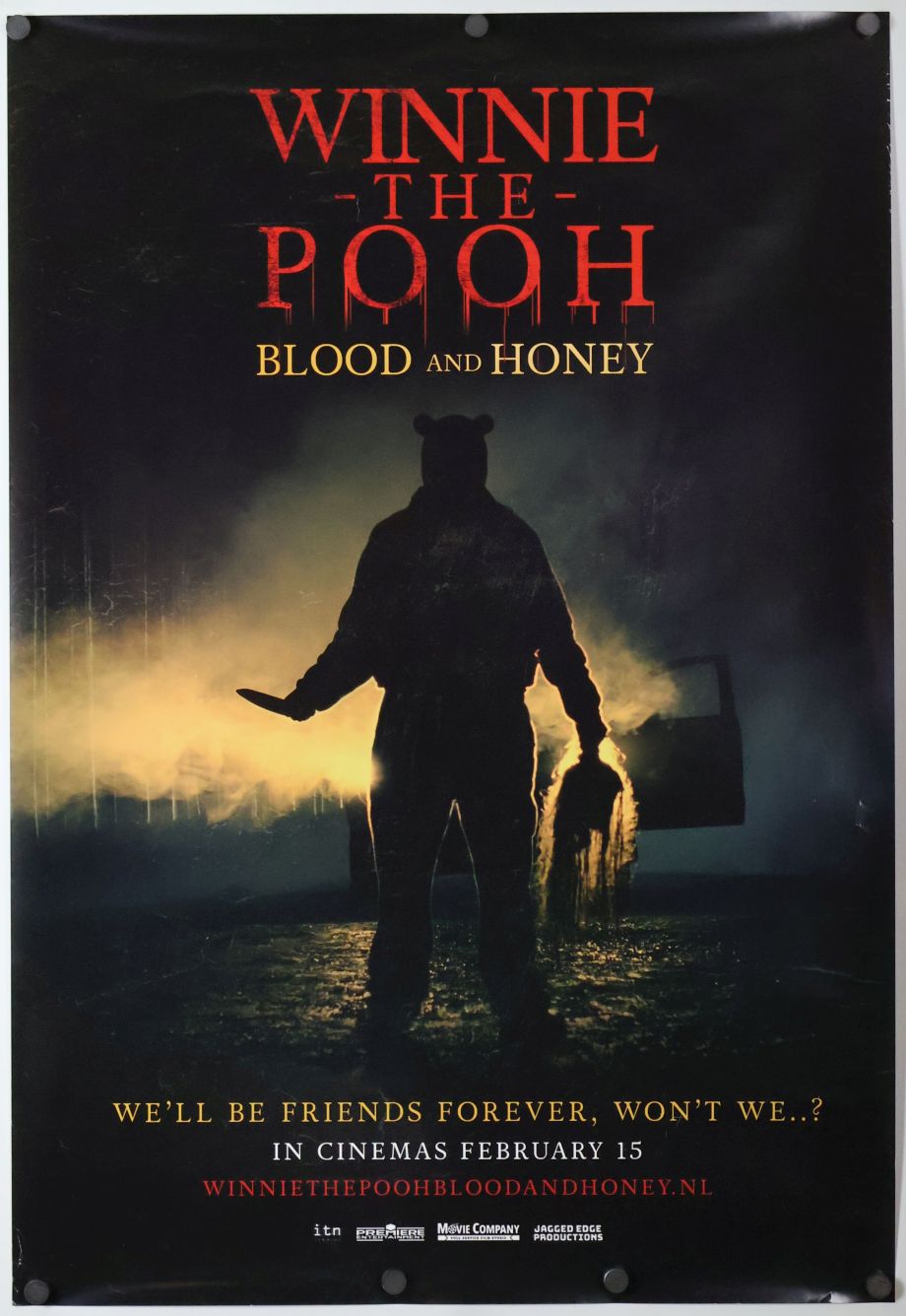 Winnie the Pooh: Blood and Honey (2023) original theatrical movie poster - Final