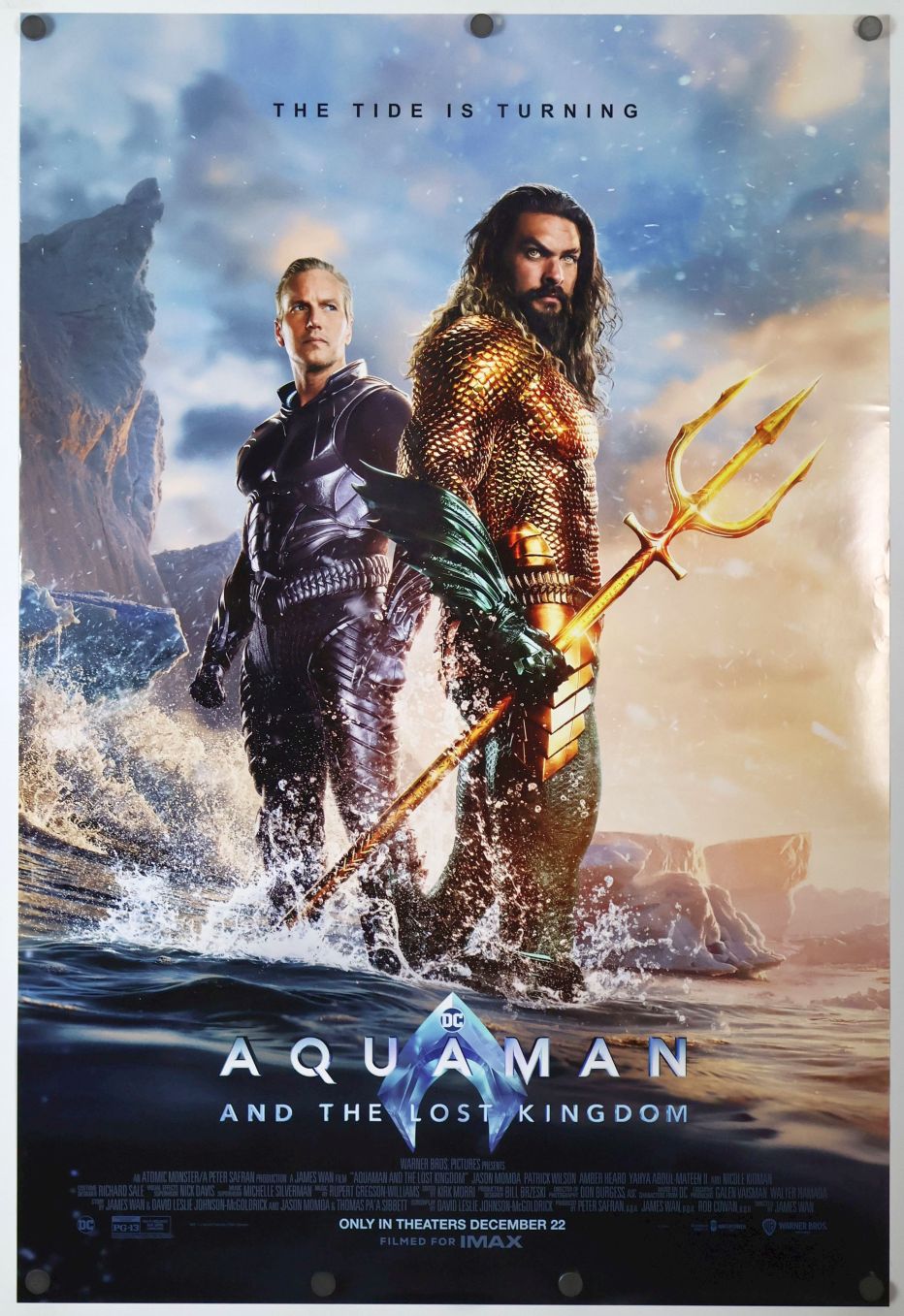 Aquaman and the Lost Kingdom (2023) original theatrical movie poster - Final