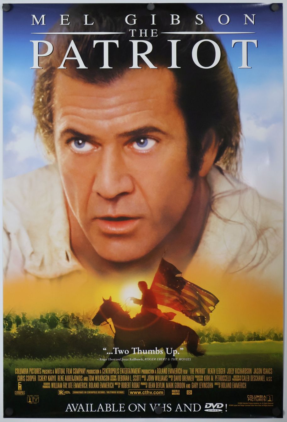 The Patriot (2000) original theatrical movie poster - Video