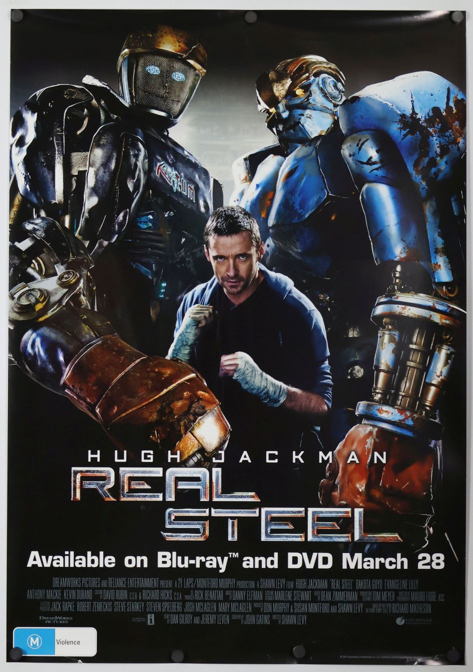 Real Steel (2011) original theatrical movie poster - Video