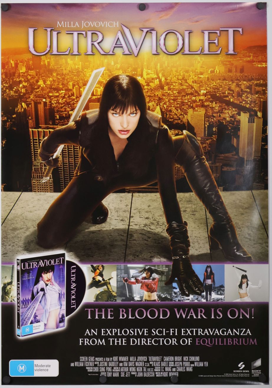 Ultraviolet (2006) original theatrical movie poster - Video
