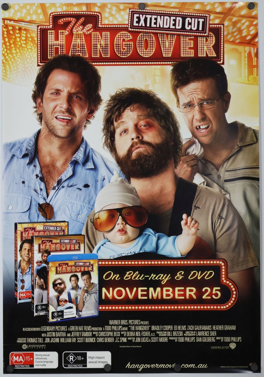 The Hangover (2009) original theatrical movie poster - Final