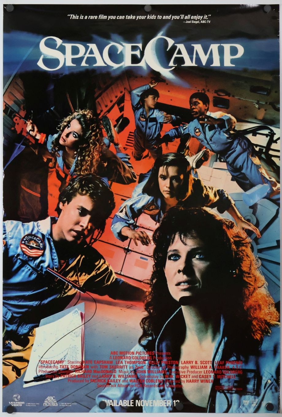 SpaceCamp (1986) original theatrical movie poster - Video