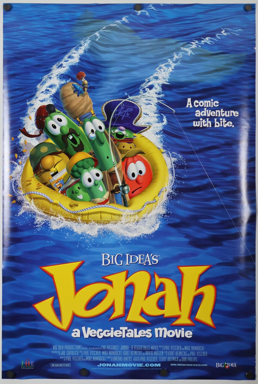 Jonah: A VeggieTales Movie (2002) original theatrical movie poster - Final