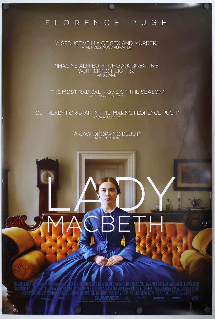 Lady Macbeth (2017) original theatrical movie poster - Final