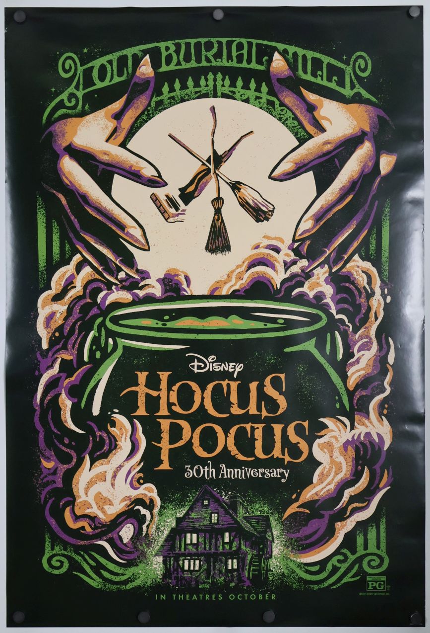 Hocus Pocus (2023) original theatrical movie poster - Re-Release