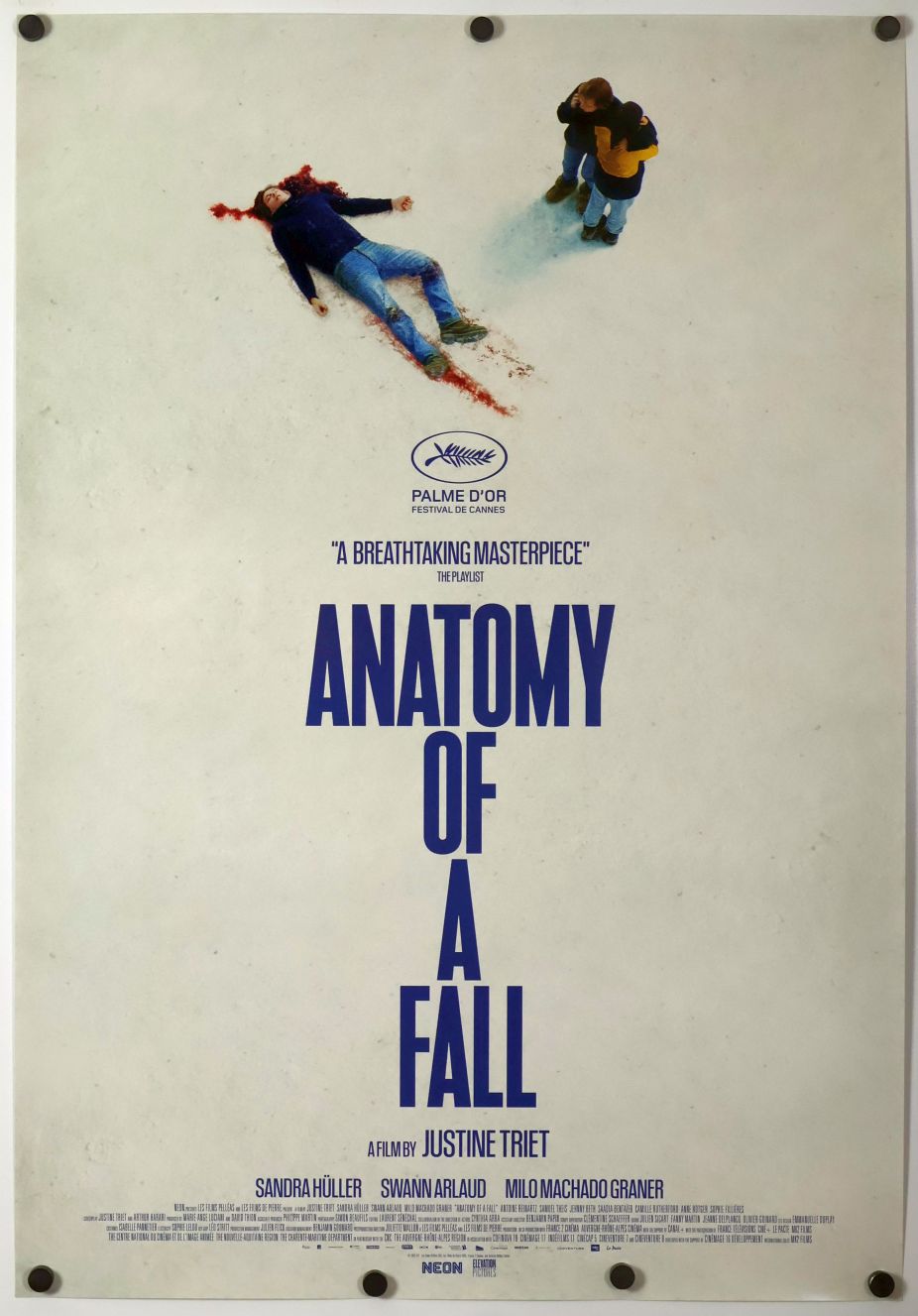 Anatomy of a Fall (2023) original theatrical movie poster - Final