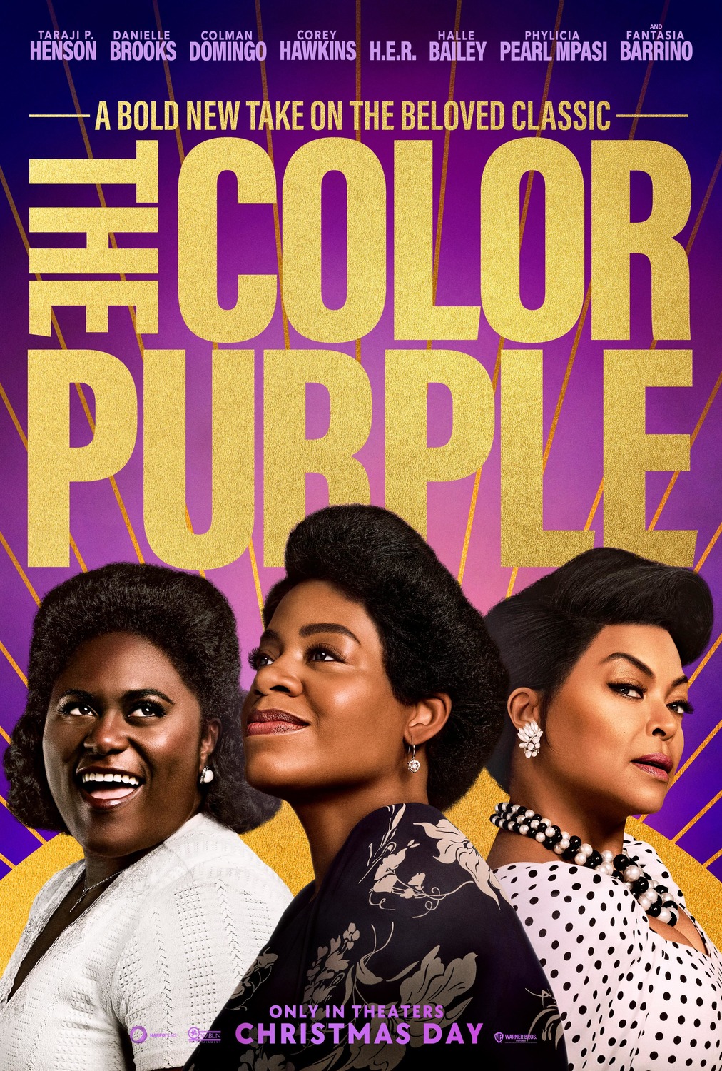 The Color Purple (2023) original theatrical movie poster - Final