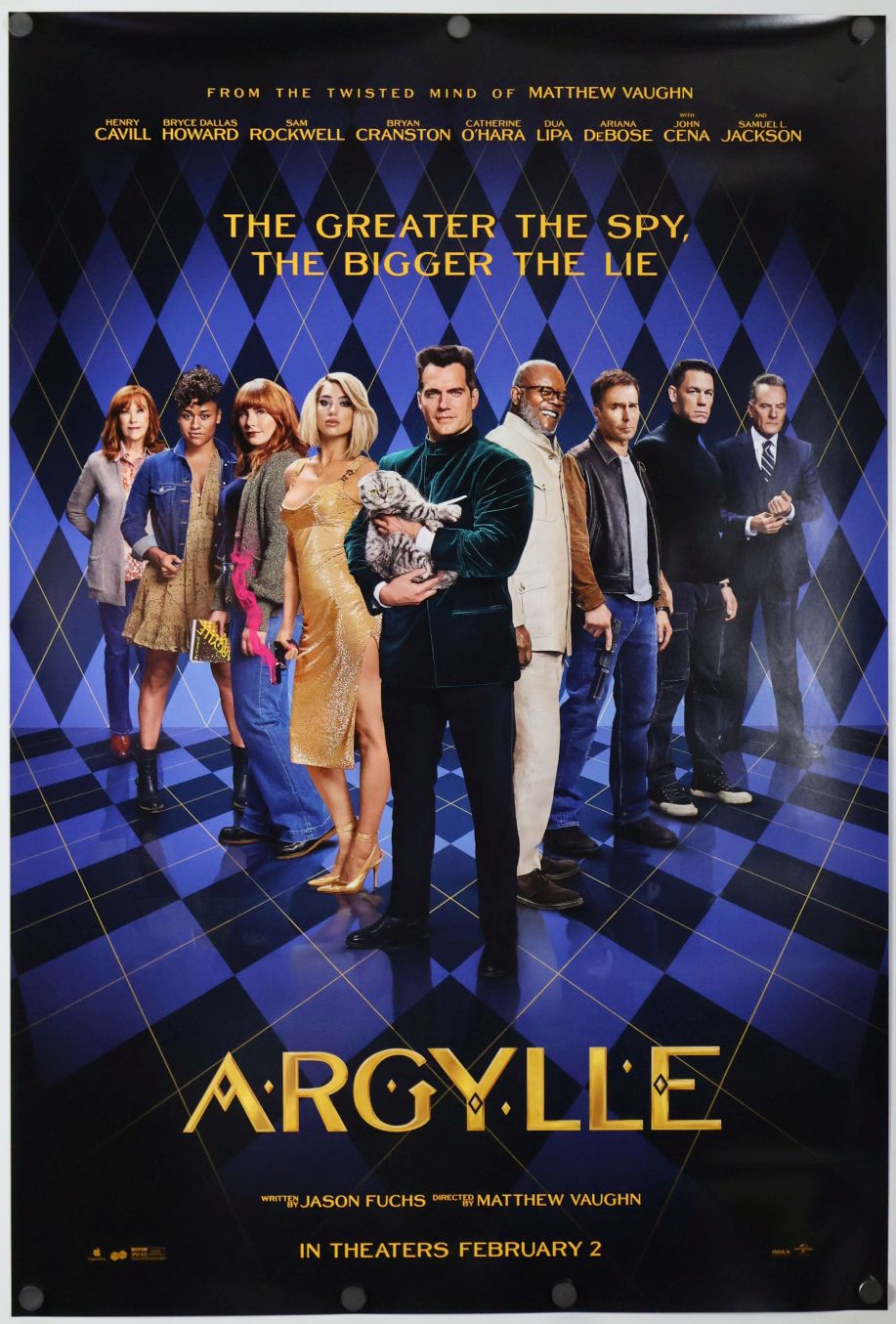 Argylle (2024) original theatrical movie poster - Final
