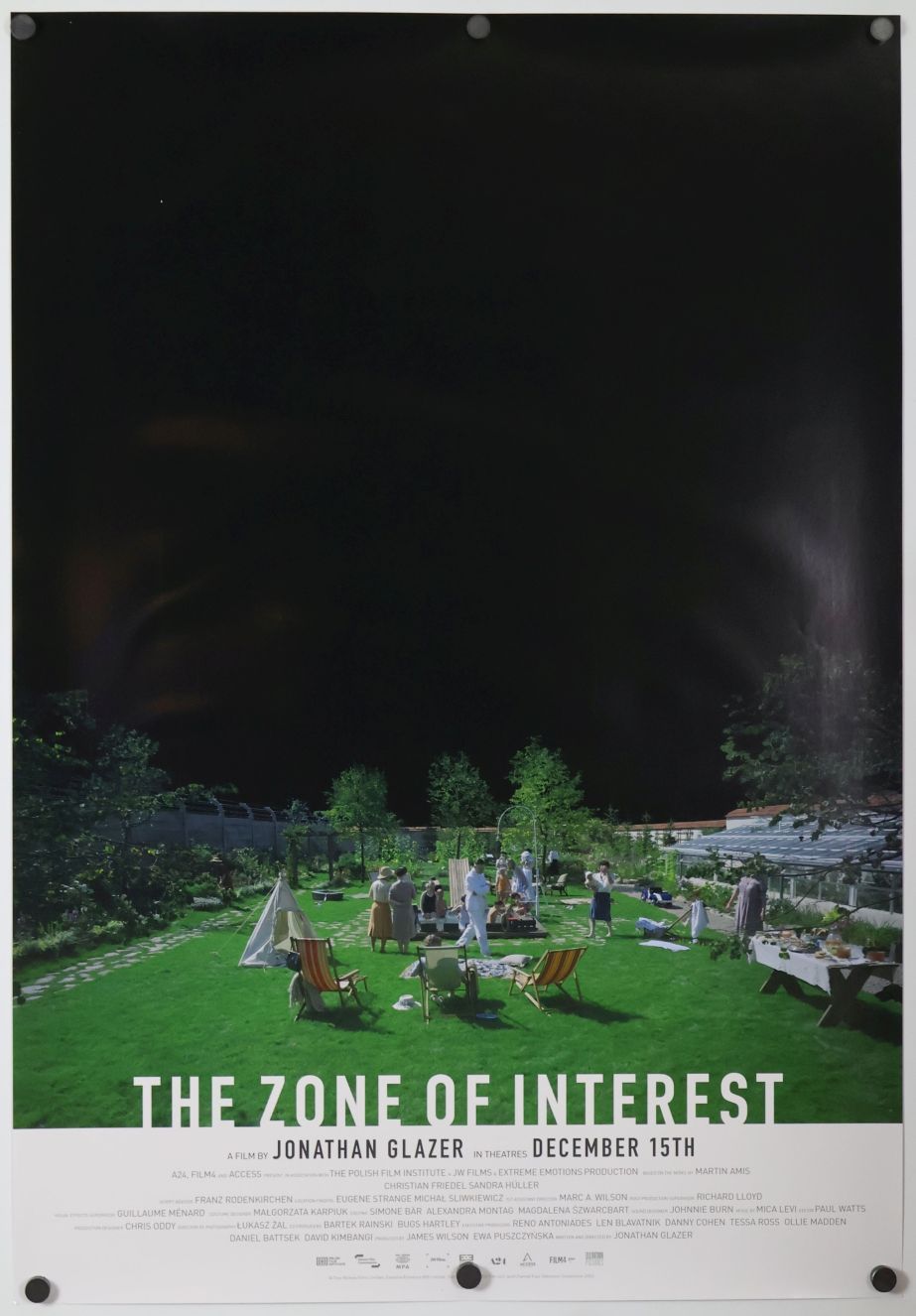 The Zone of Interest (2023) original theatrical movie poster - Final
