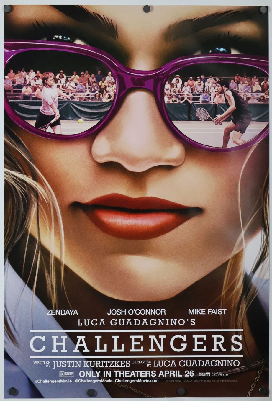 Challengers (2024) original theatrical movie poster - Advance