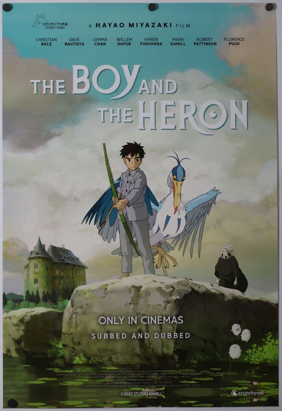 The Boy and the Heron (2023) original theatrical movie poster - International Final