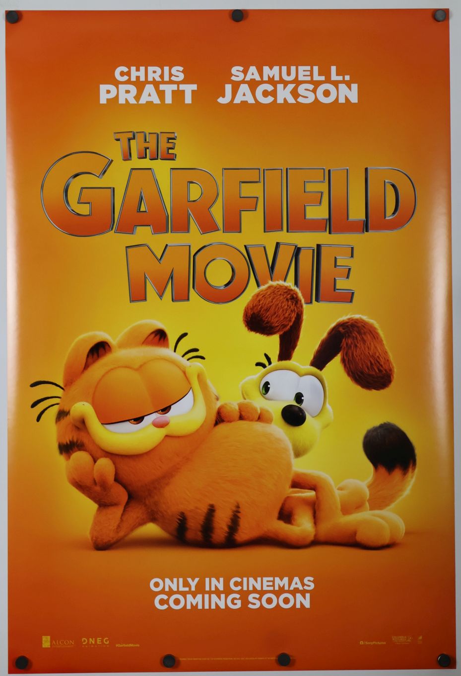The Garfield Movie (2024) original theatrical movie poster - International Style B