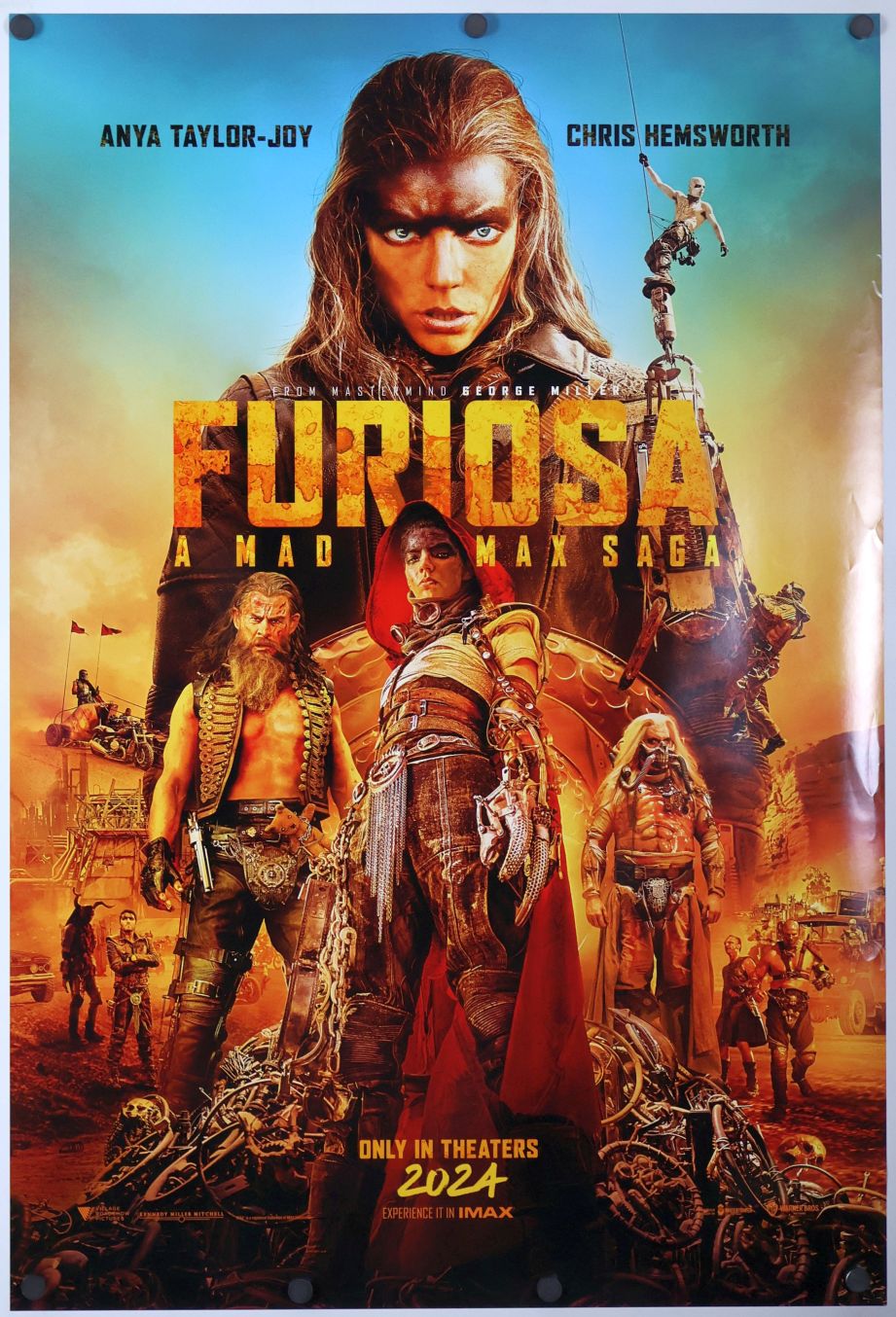 Furiosa: A Mad Max Saga (2024) original theatrical movie poster - Advance
