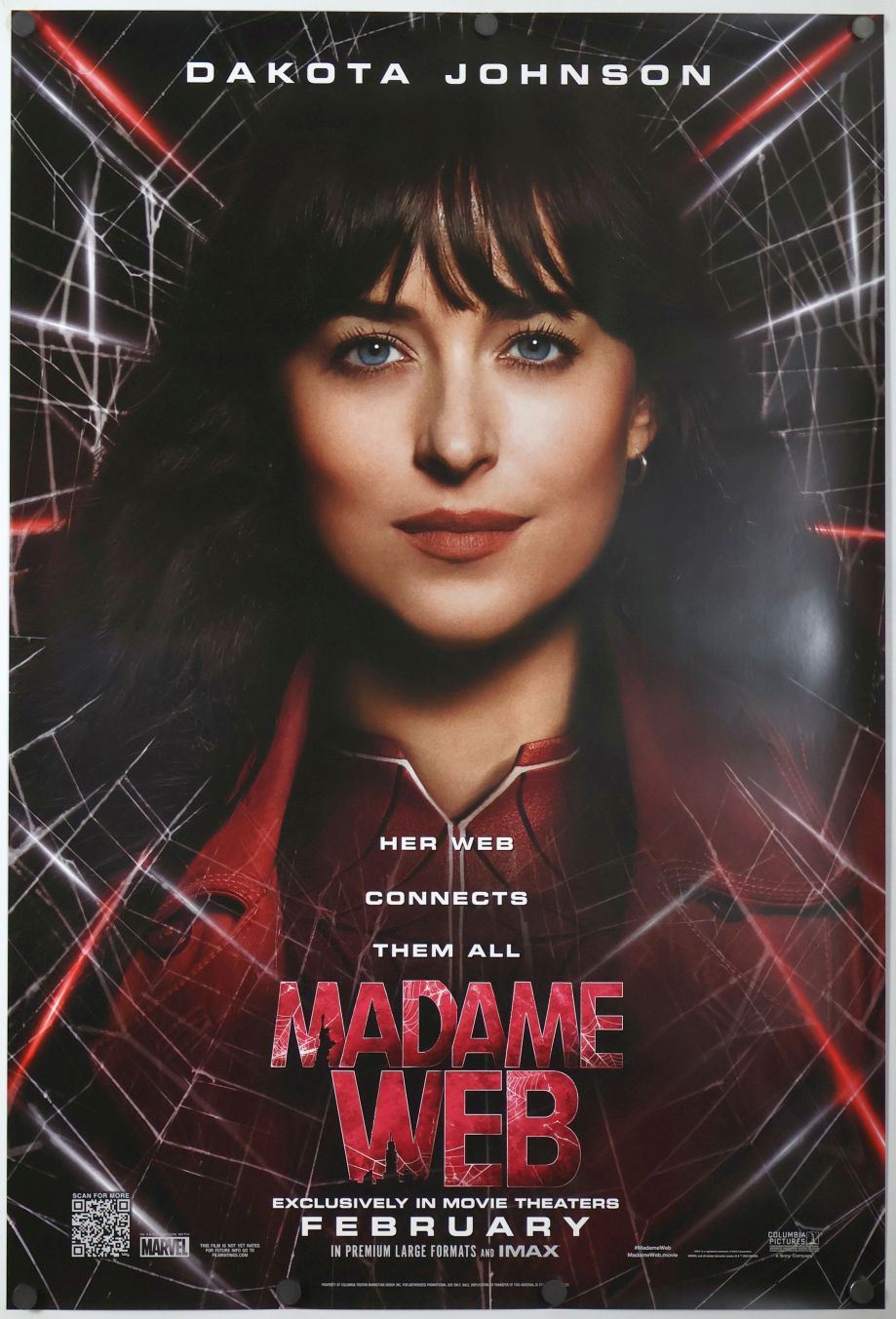 Madame Web (2024) original theatrical movie poster - Advance