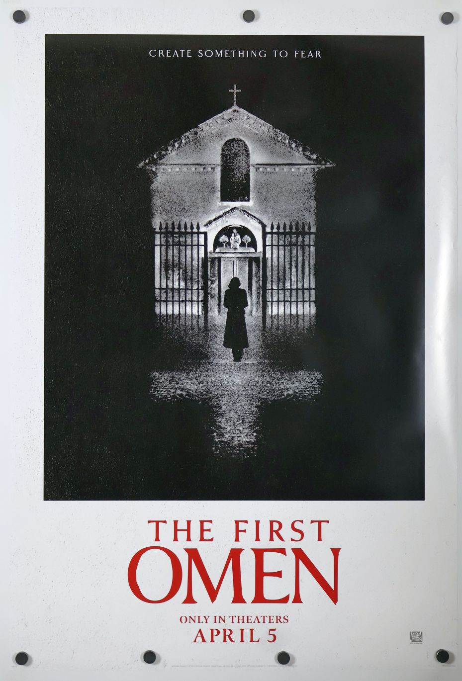 The First Omen (2024) original theatrical movie poster - Advance