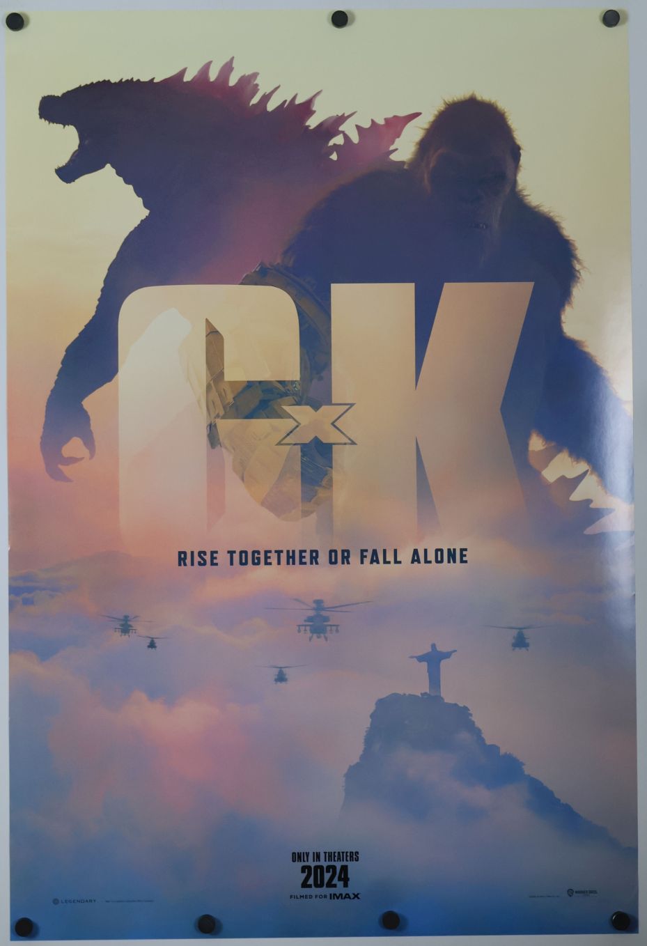 Godzilla x Kong: The New Empire (2024) original theatrical movie poster - Advance