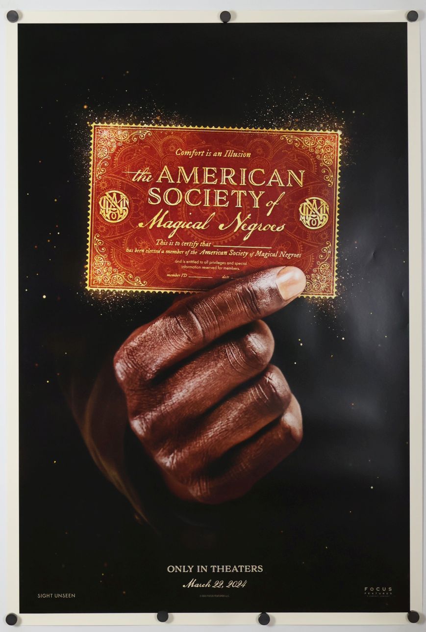 The American Society of Magical Negroes (2024) original theatrical movie poster - Advance