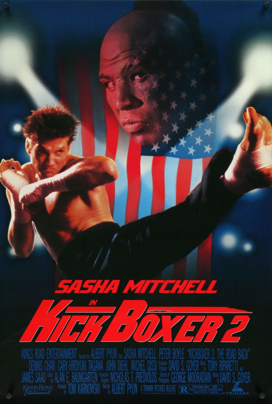 Kickboxer 2: The Road Back (1991) original theatrical movie poster - Final