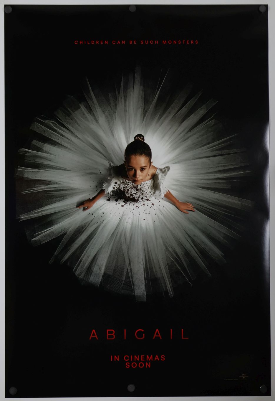 Abigail (2024) original theatrical movie poster - International Advance