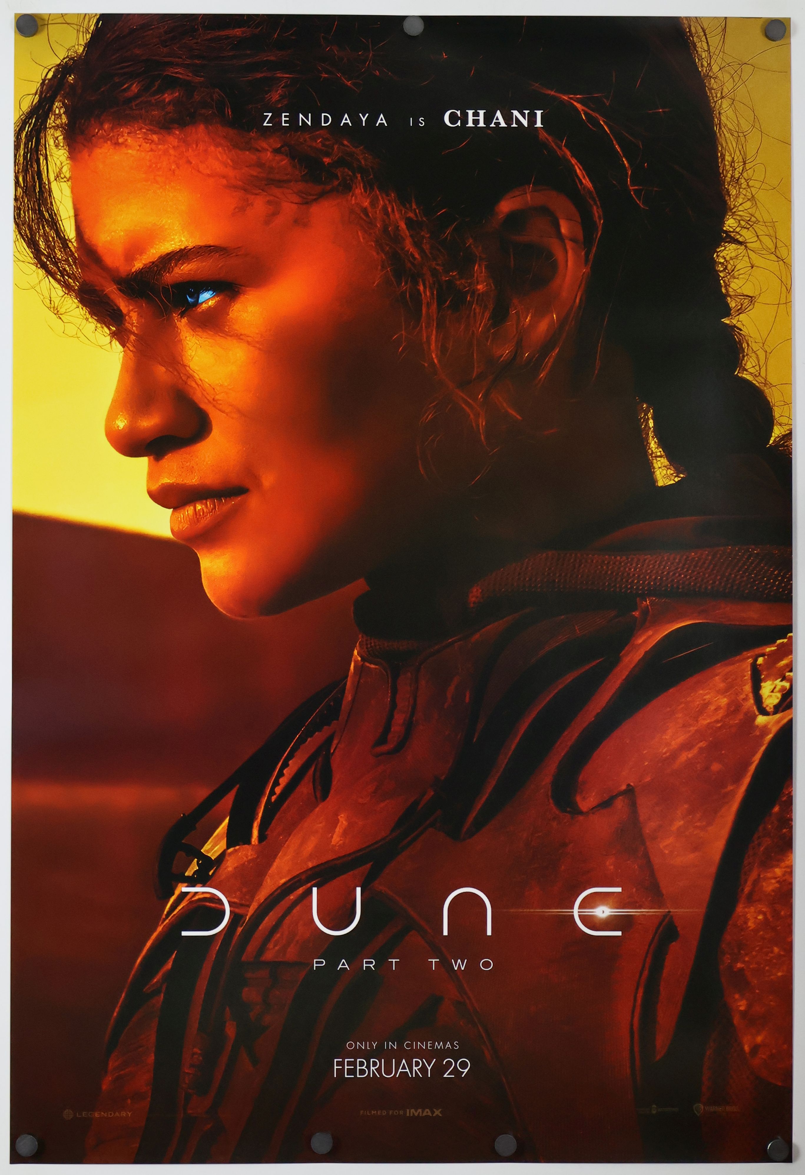 Dune: Part Two (2024) original theatrical movie poster - International Advance C
