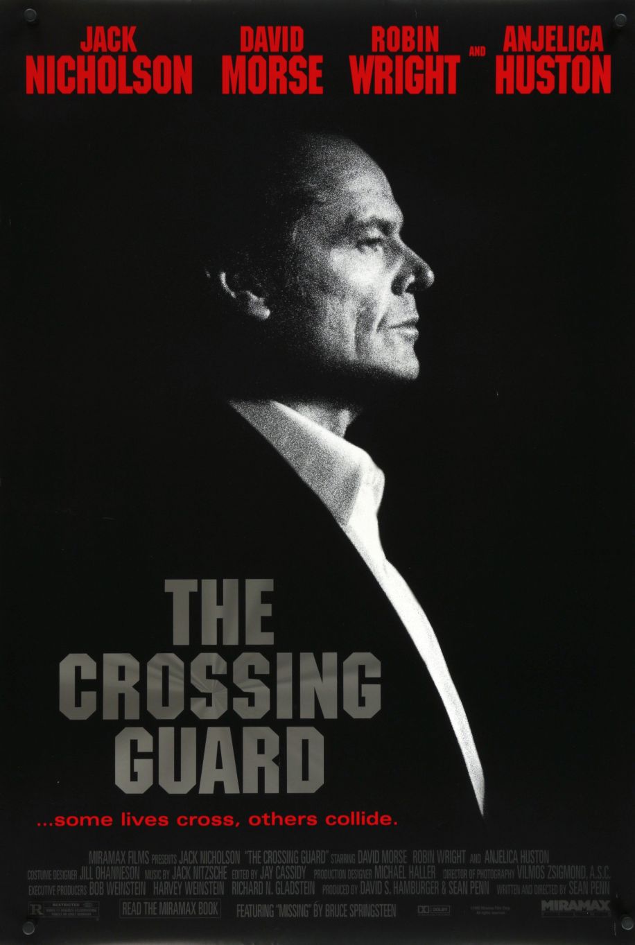The Crossing Guard (1995) original theatrical movie poster - Final