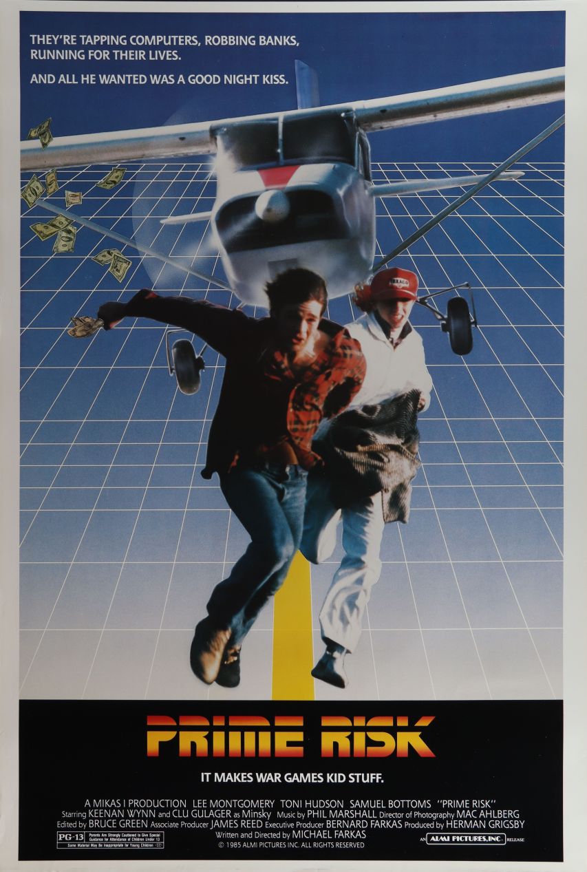 Prime Risk (1985) original theatrical movie poster - Final