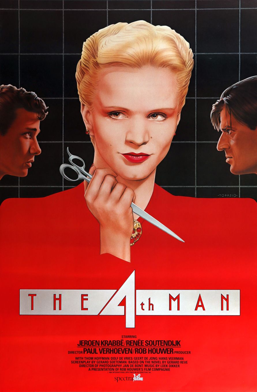 The 4th Man (1984) original theatrical movie poster - Final