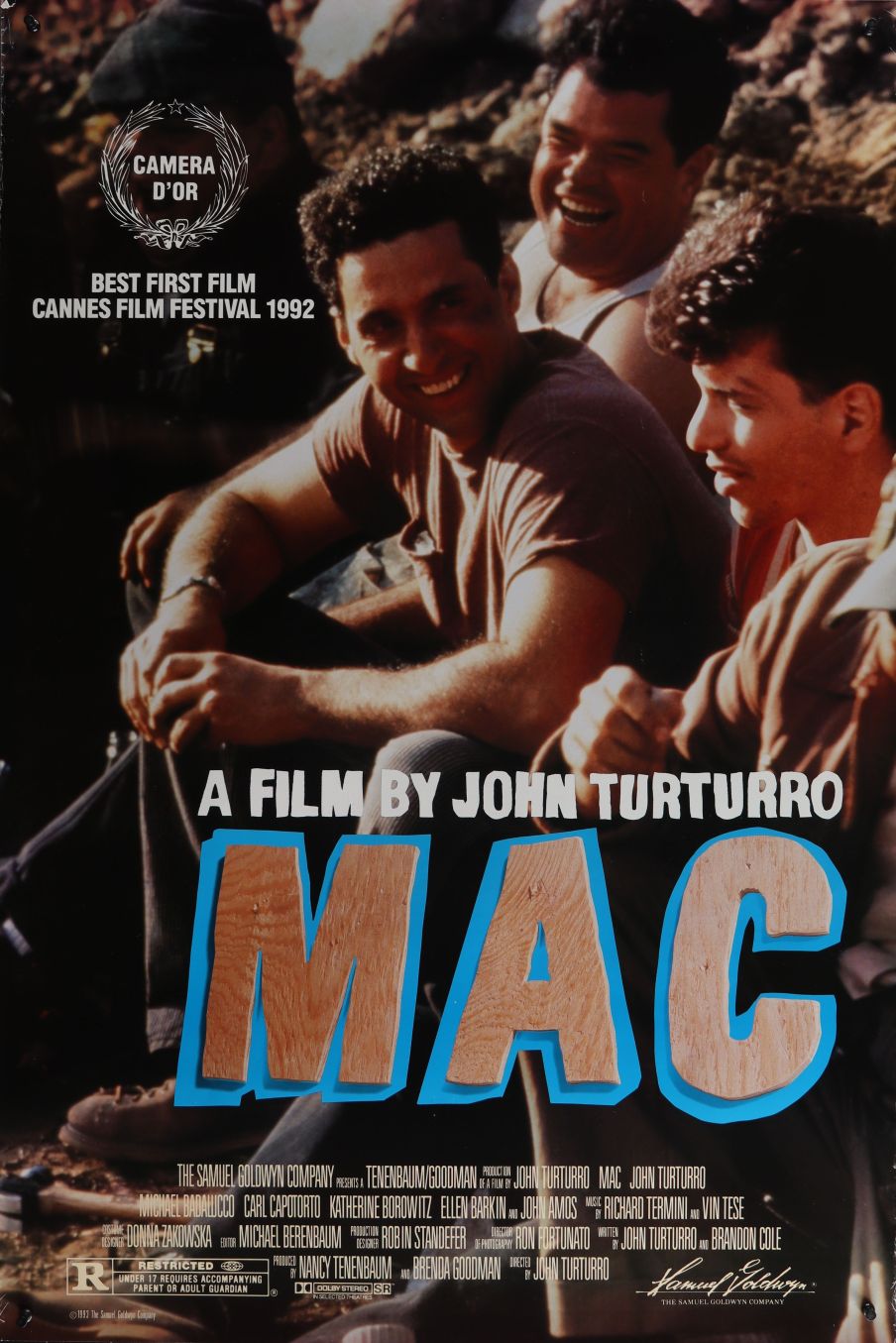 Mac (1993) original theatrical movie poster - Final