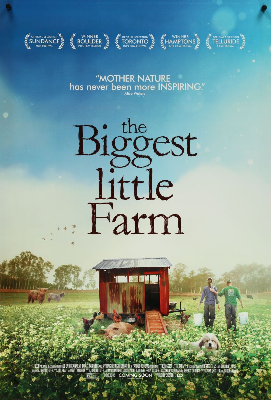 The Biggest Little Farm (2018) original theatrical movie poster - Final