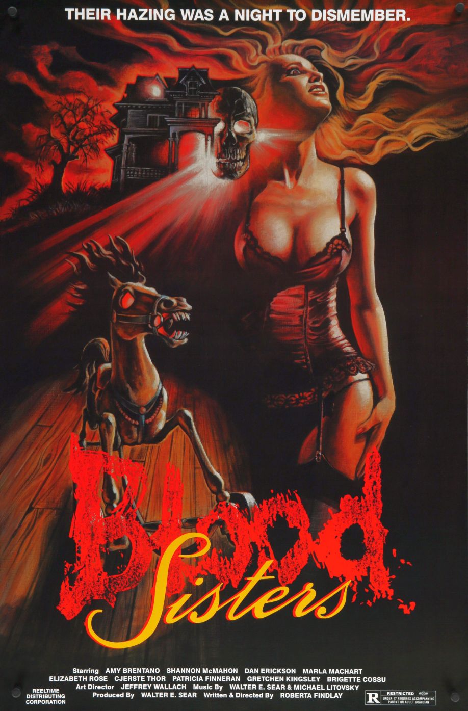 Blood Sisters (1987) original theatrical movie poster - Final