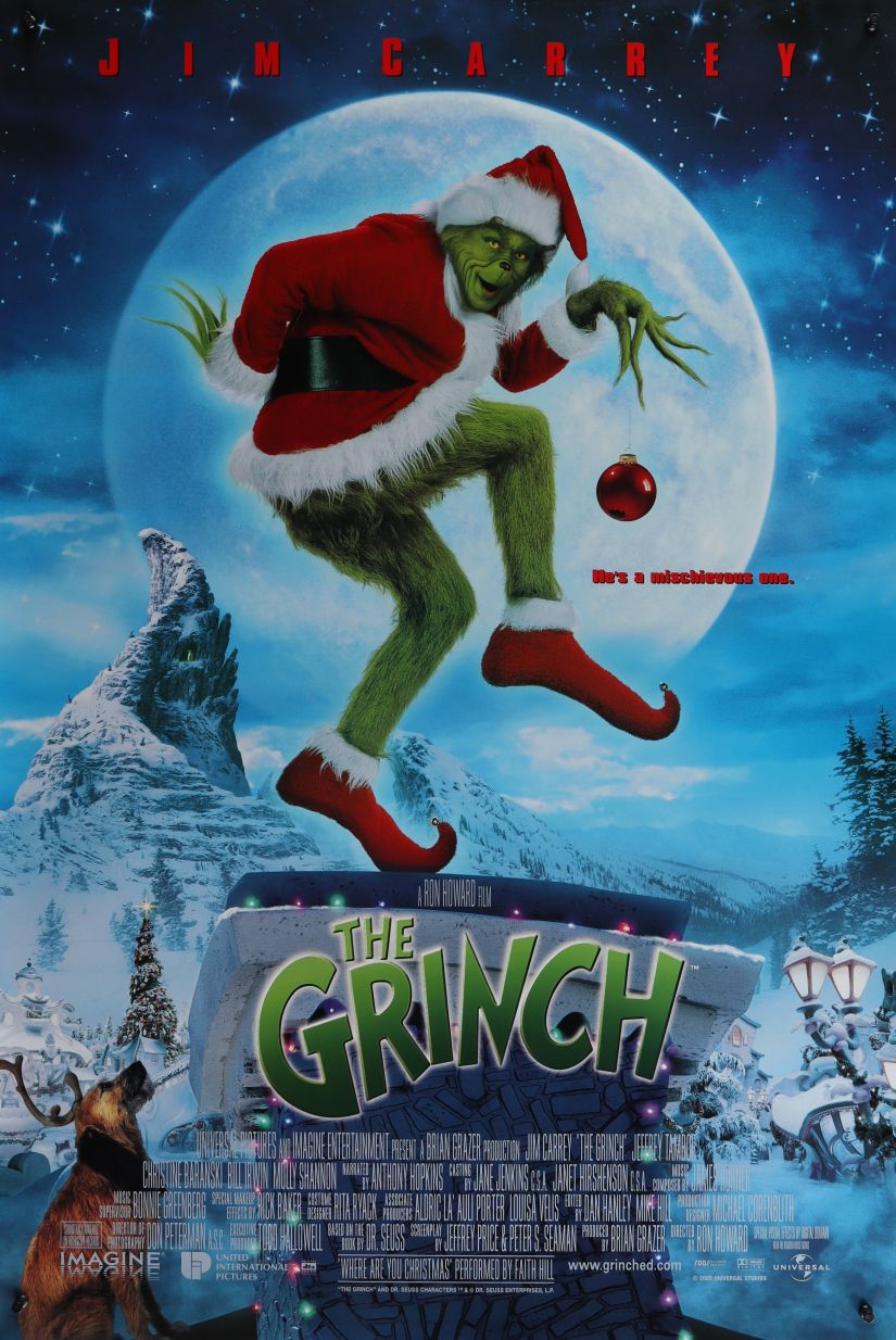 How the Grinch Stole Christmas (2000) original theatrical movie poster - International Final