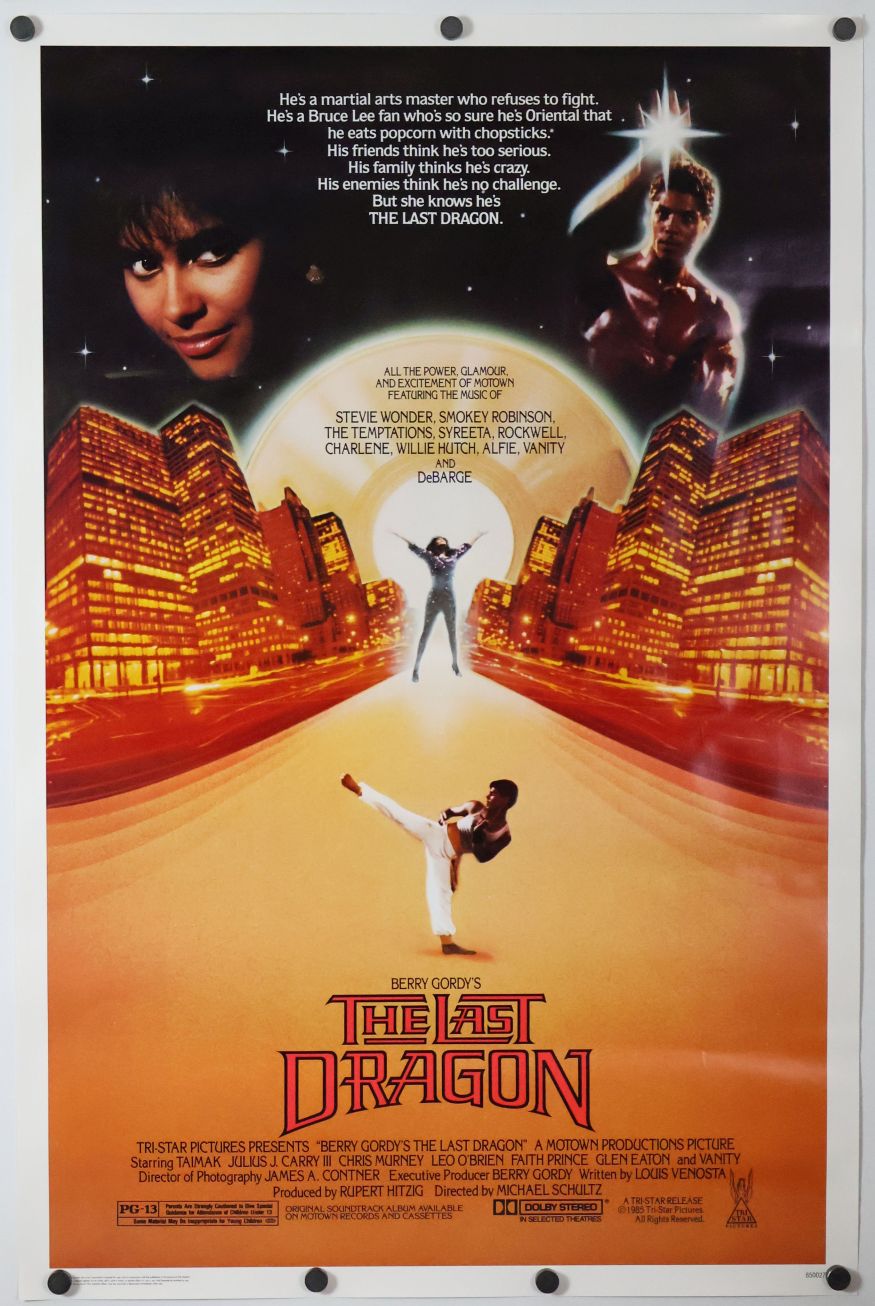 The Last Dragon (1985) original theatrical movie poster - Final
