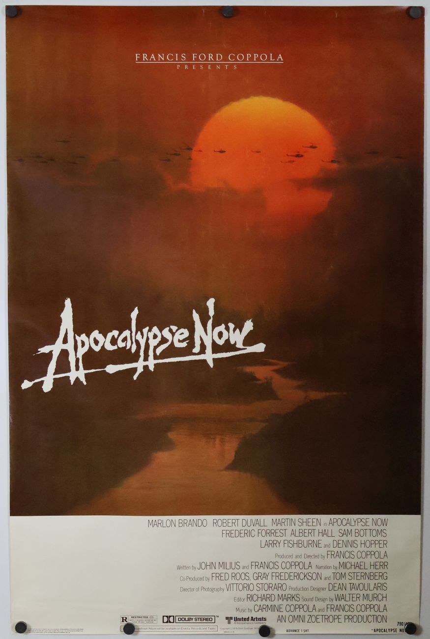 Apocalypse Now (1979) original theatrical movie poster - Advance