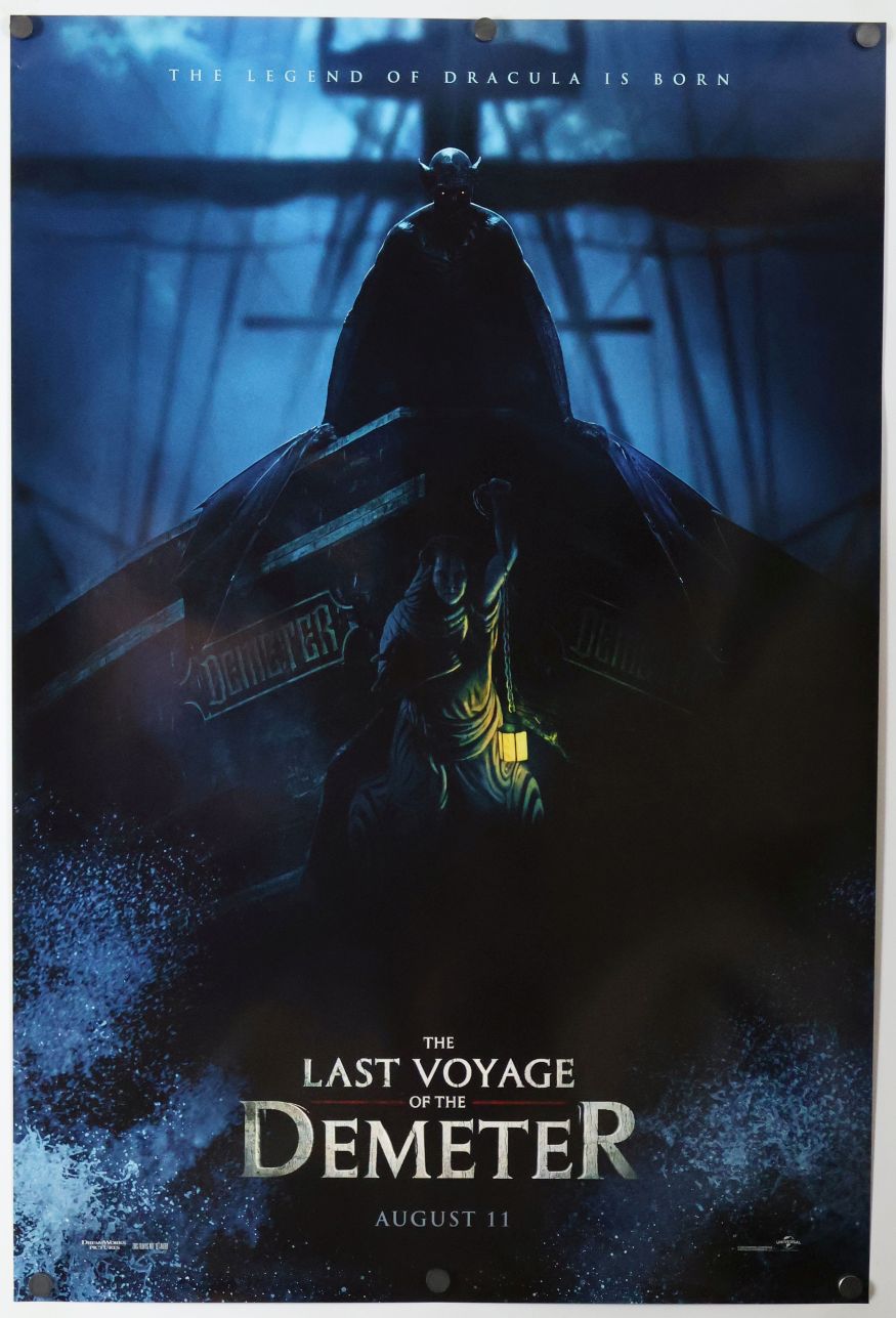 The Last Voyage of the Demeter (2023) original theatrical movie poster - Final