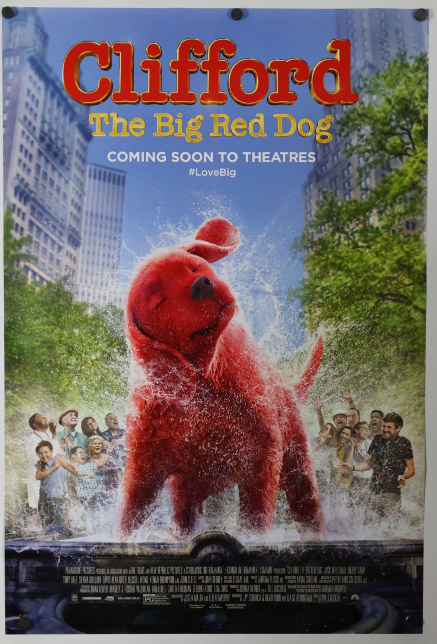 Clifford the Big Red Dog (2021) original theatrical movie poster - Final