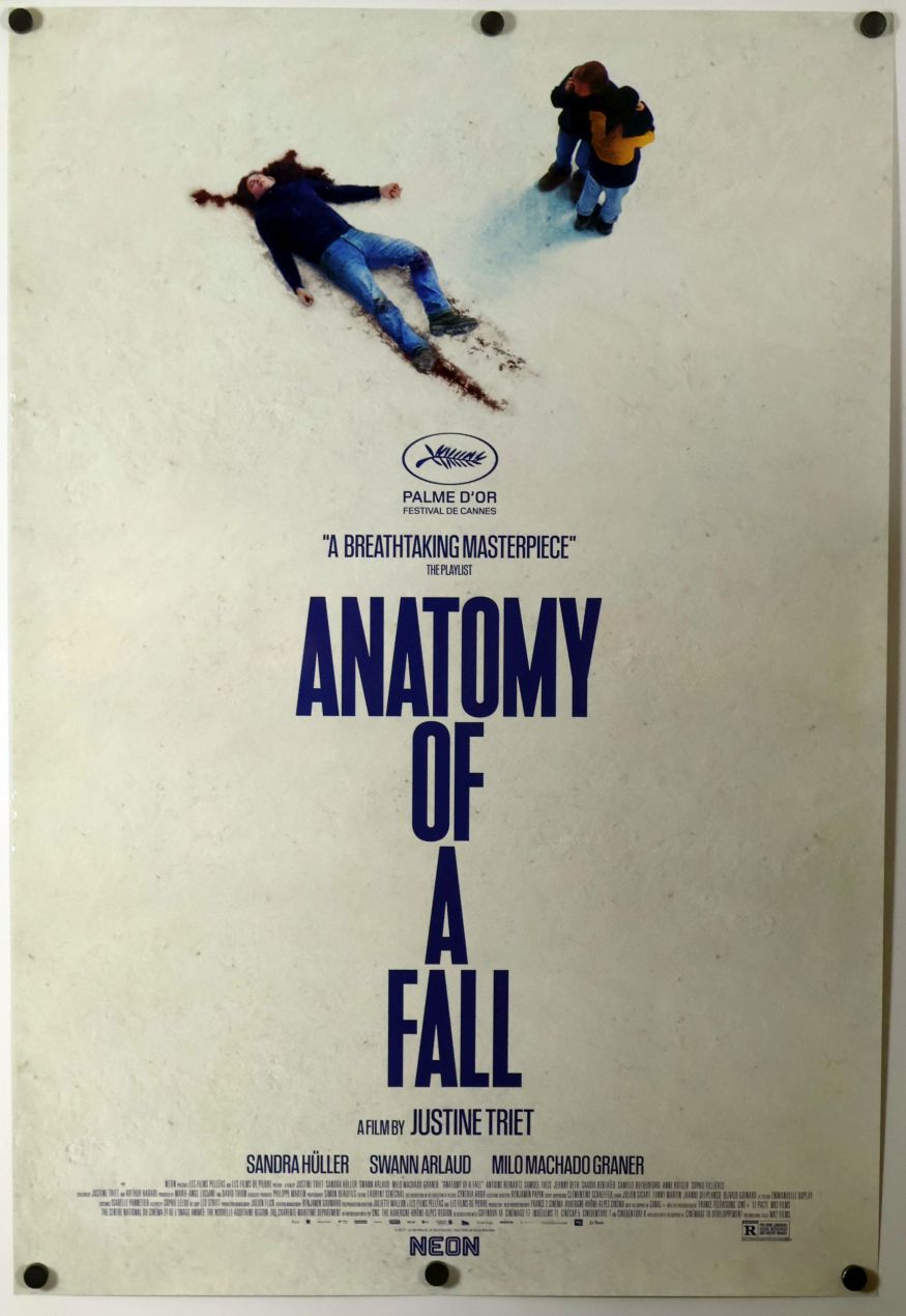 Anatomy of a Fall (2023) original theatrical movie poster - Final